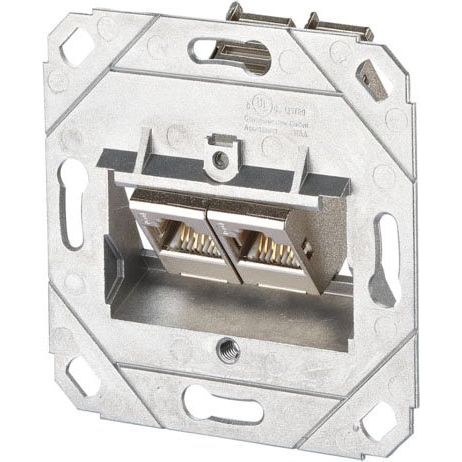Metz Connect - Kommunikationsanschlussdose Kupfer Anschlussdose, Cat.6A TN E-DATmod-2Up0 2xRJ45,Up0