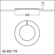 Zumtobel - Mechanisches Zubehör/Ersatzteile für Leuchten Deckenverstärkungsring DVR DA68