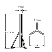 Kathrein - Antennenmast Standfuß ZAS 15