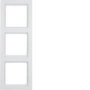 Berker - Abdeckrahmen Rahmen pows/samt 10136099 3fach