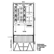 GSAB Elektrotechnik - Zähler-Komplettschrank Wandlermessung 48.W400.88S eNetz Südhessen 400A