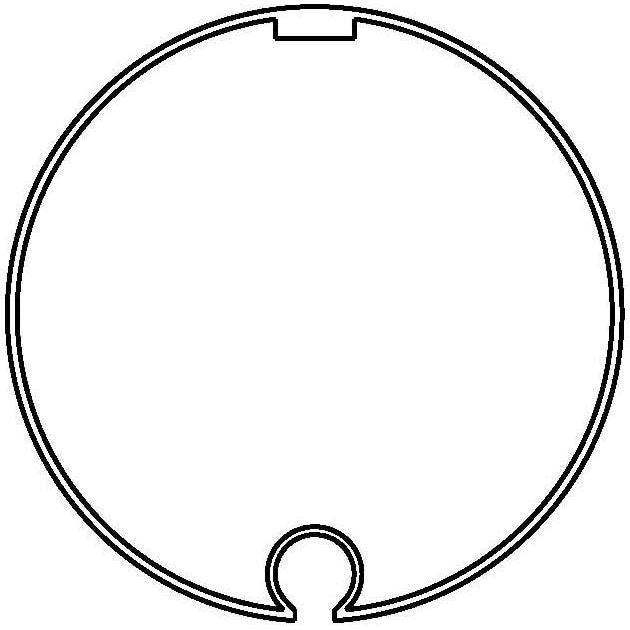 DELTA DORE - Zubehör/Ersatzteile für Tor-/Rollladenantriebe Adapter-Set Medium AM60-D78R f. 78 Rnd-Nutr