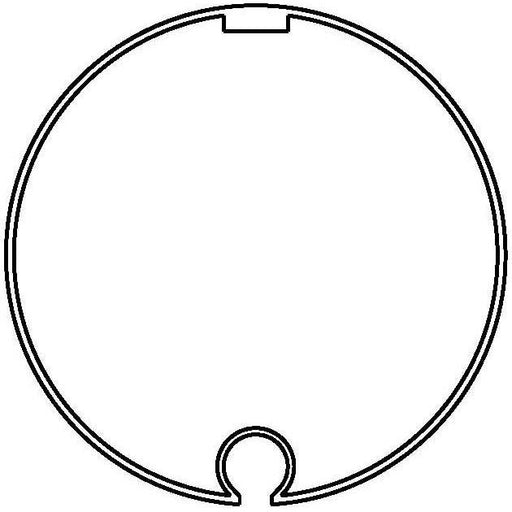 DELTA DORE - Zubehör/Ersatzteile für Tor-/Rollladenantriebe Adapter-Set Medium AM60-D78R f. 78 Rnd-Nutr