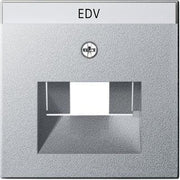 Gira - Einsatz/Abdeckung für Kommunikationstechnik Zentralplatte UAE/IAE alu 028426 m.Schriftf.,System55