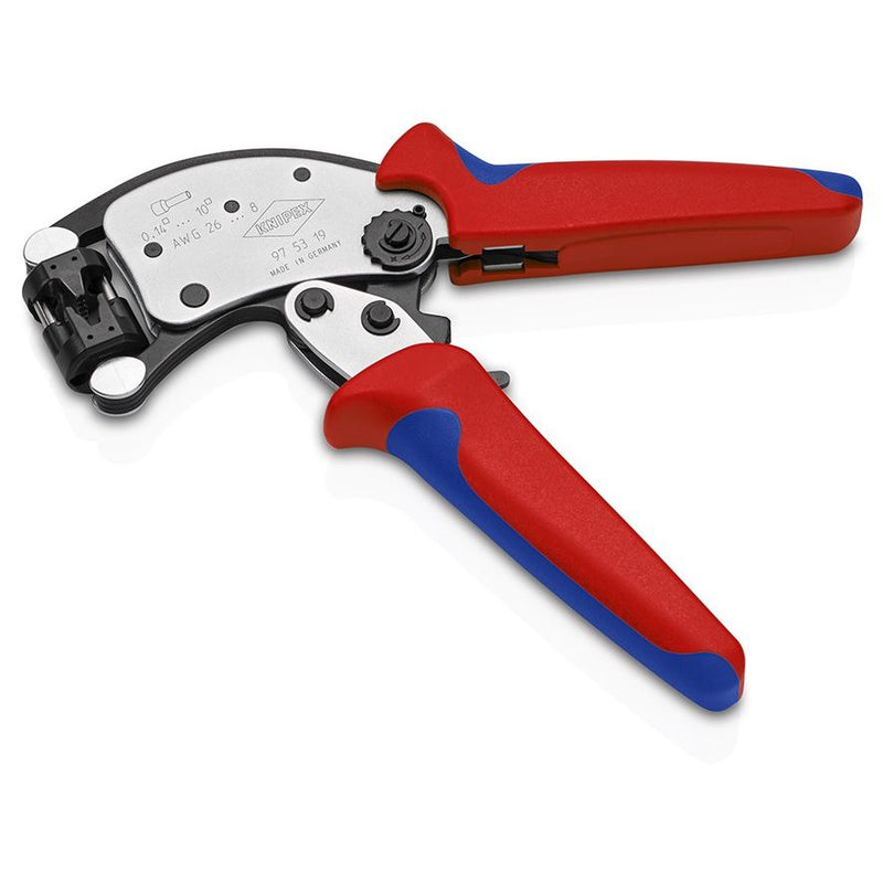 Knipex - Presswerkzeug Kabelschuhe/Verbinder, Aderendhülsen, Schirmanschluss Crimpzange 97 53 19