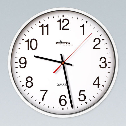 Peweta - Uhr Quarz-Batterie-Uhr 44.130.211 innen,1,5V,D=250mm
