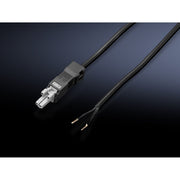 Rittal - Netzanschlussleitung Einspeisung 2-polig DC SZ 2500.410 (VE5) sw 3000mm m.Stecker