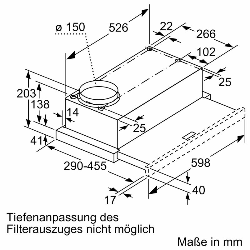 Bosch - Zubehör/Ersatzteile für Kochgerät/Backgerät Flachschirmhaube DFM064W55 Serie 2