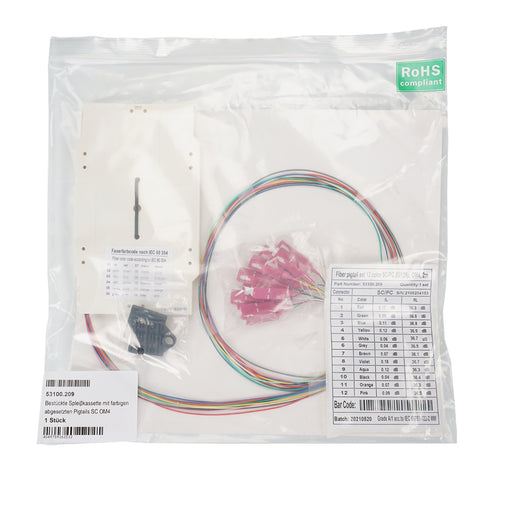 EFB-Elektronik - LWL-Pigtail Bestückte Spleißkassette 53.100.209