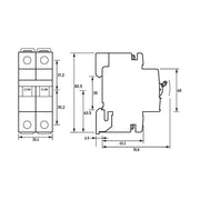 Doepke - Leitungsschutzschalter DLS 6I B6-2 10KA