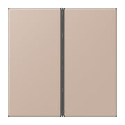 Jung - Abdeckung/Bedienelement für Installationsschalterprogramme Tastensatz 2fach LC 402 TSA 240 ombre brulee claire