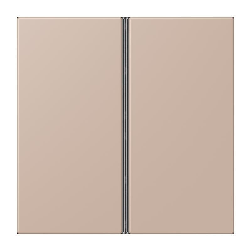 Jung - Abdeckung/Bedienelement für Installationsschalterprogramme Tastensatz 2fach LC 402 TSA 240 ombre brulee claire