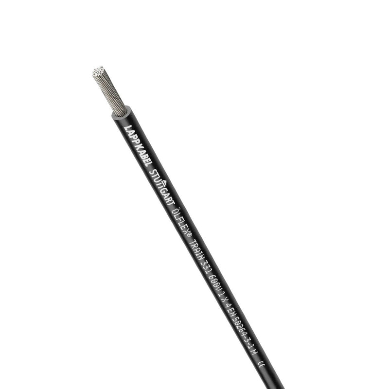 Lapp Kabel&Leitung - Energiekabel >= 1 kV, für feste Verlegung ÖLFLEX TRAIN 331 600V 15331004/100 1X6 BK − 100 Meter