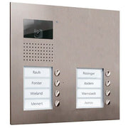 TCS Tür Control - Türstation für Türkommunikation Video color Außenstation V AVU15080-0030 PUK 8 Tasten 2-spalt − 1 Stück