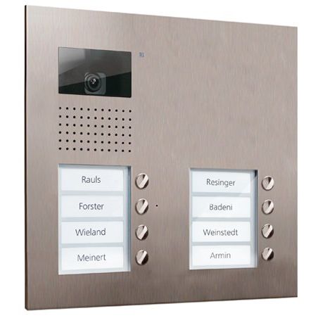 TCS Tür Control - Türstation für Türkommunikation Video color Außenstation V AVU15080-0030 PUK 8 Tasten 2-spalt − 1 Stück