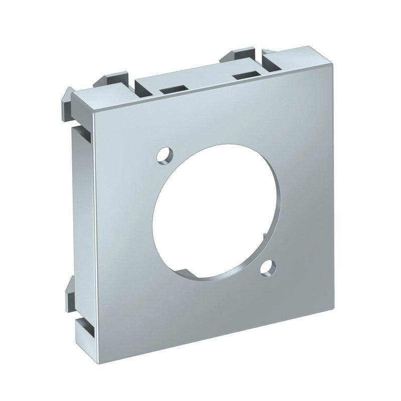 OBO Bettermann - Einsatz/Abdeckung für Kommunikationstechnik Multimediaträger XLR MTG-X O AL1 45x45mm alu lackiert