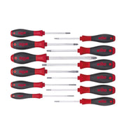 Wiha - Schraubendreherset Schraubendreher Set SoftF. 302HK12 gemischt 12-tlg