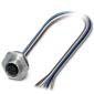 Phoenix Contact - Rundsteckverbinder, feldkonfektionierbar (Industriesteckverbinder) Wanddurchführung SACC-E-M12FS#1408453