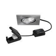Brumberg Leuchten - Downlight/Strahler/Flutlicht LED-Einbaustrahler 230V 38488153AB 3000K, nickel