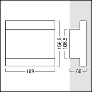 Zumtobel Group - Mechanisches Zubehör/Ersatzteile für Leuchten Betoneingießgehäuse ARTSIGN #22168743 für Notleuchte
