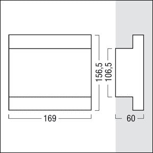 Zumtobel Group - Mechanisches Zubehör/Ersatzteile für Leuchten Betoneingießgehäuse ARTSIGN #22168743 für Notleuchte