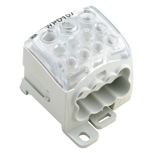 Weidmüller - Durchgangs-Reihenklemme Hauptleitungsabzweigklemme WPD 107 #1562220000 1X95/2X35+8X25 GY