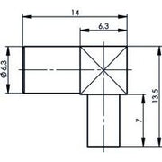 Telegärtner - Koax-Steckverbinder SMB-Kabelwinkelbuchse AU 100024875 G 7 (RG316/U) − 5 Stück