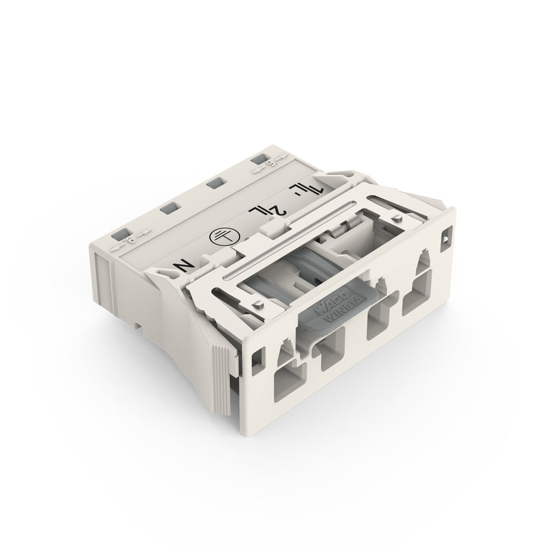 WAGO - Geräteanschluss für steckbare Gebäudeinstallation Snap-In-Stecker 770-734/007-000 4-polig,weiß − 100 Stück