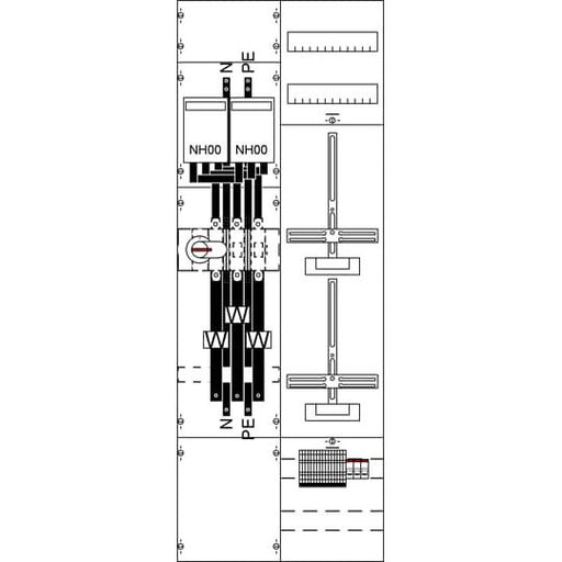Striebel&John - Zählerfeld Mess-u.Wandlerfeld KA4268 komplett BH5