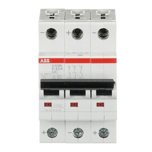 ABB Stotz S&J - Leitungsschutzschalter Sicherungsautomat S203M-K40UC 10 kA, 40 A, 3P
