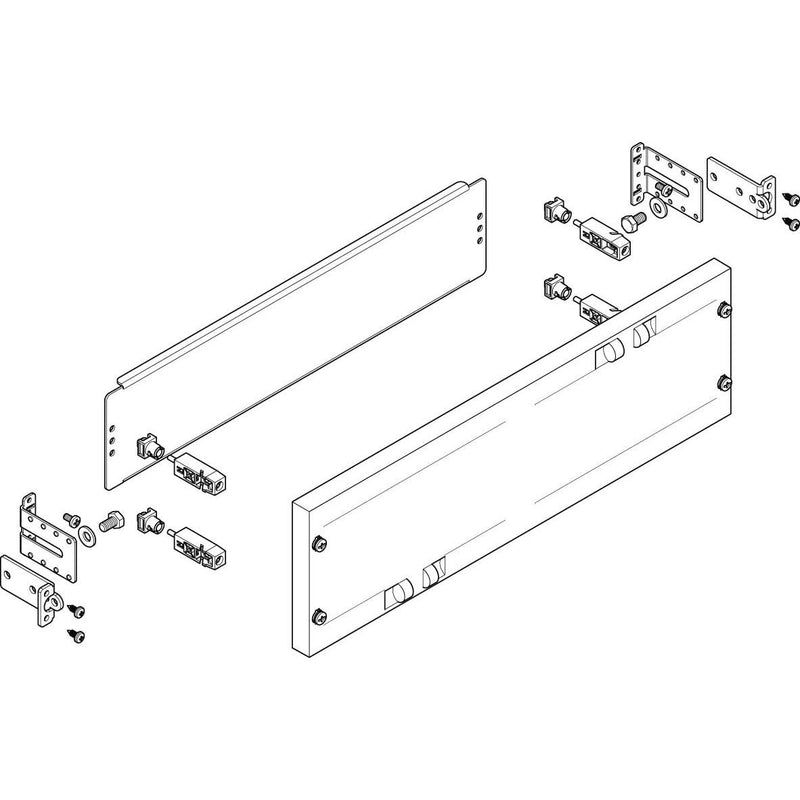 ABN - Verteilerfeld für Installationsverteiler ESPRO-Modul MF2160 flach BxH:500x150mm