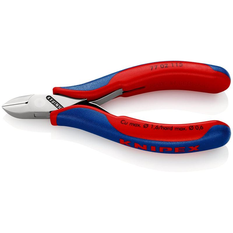 Knipex - Seitenschneider Elektronik-Seitenschneider 77 02 115 SB spiegelpoliert,115mm