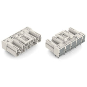 WAGO - Leiterplattensteckverbinder Stecker für Leiterplatten 770-835/011-000 5-polig,weiß − 50 Stück