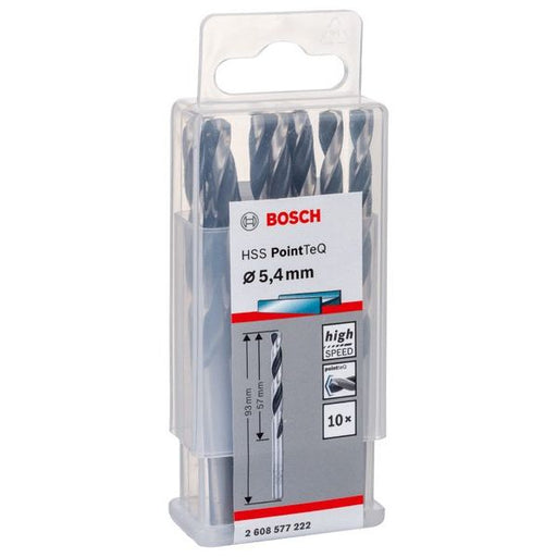 Bosch - Bohrer Metallspiralbohrer HSS 2608577222 PointTeQ DIN 338 5,4