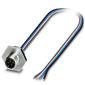 Phoenix Contact - Rundsteckverbinder, feldkonfektionierbar (Industriesteckverbinder) Einbausteckverbinder SACC-E-M12M #1408415 4-polig M20 x 15 − 1 Stück
