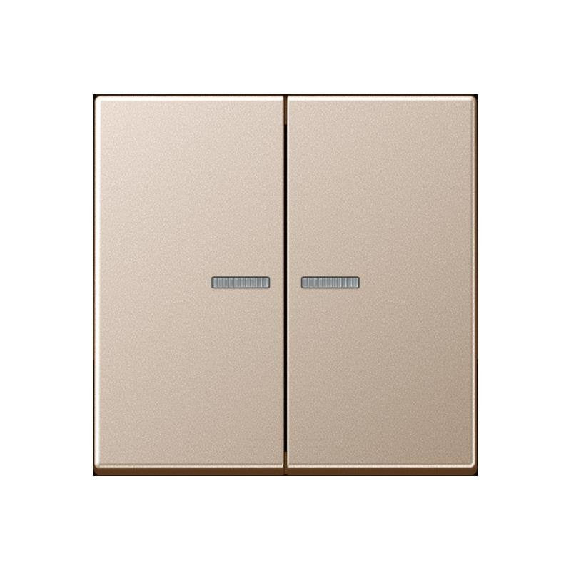 Jung - Bedienelement intelligent Taster 2fach BT A 17102 CH JUNG HOME