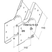 Niedax - Verbinder für Kabeltragsystem Gelenkverbinder ULIV 80 E4 (1Paar)