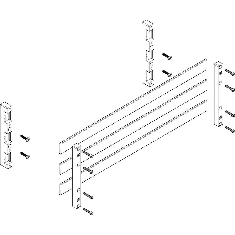 ABN - Verteilerfeld für Installationsverteiler Sammelschienen-Modul MTSC22743 2FB/2RE