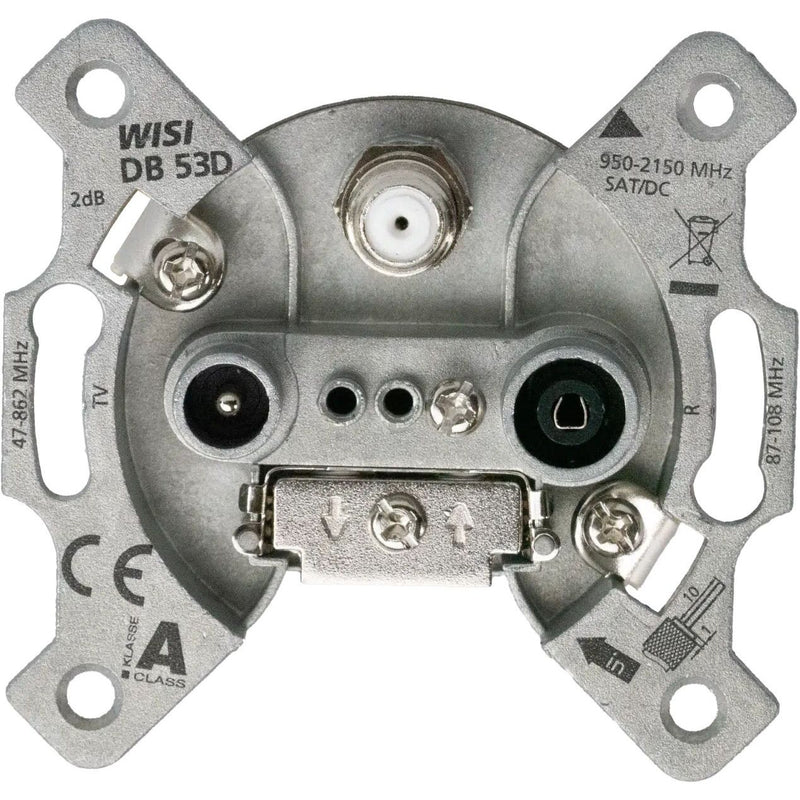 Wisi - Antennensteckdose SAT, Stichdose, <2 dB DB 53 D