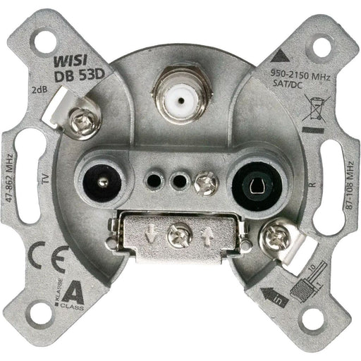Wisi - Antennensteckdose SAT, Stichdose, <2 dB DB 53 D − 1 Stück by Wisi
