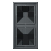 Jung - Abdeckrahmen Rahmen 2-fach LC 982 202 gris fonce 31
