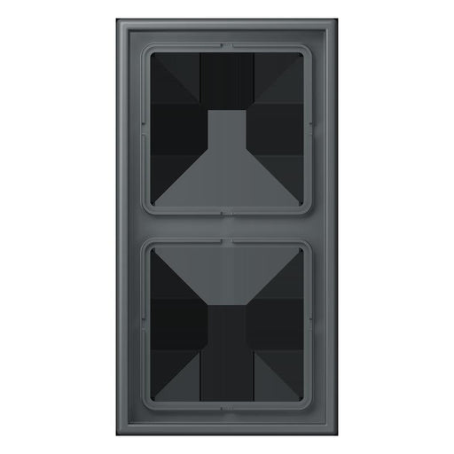 Jung - Abdeckrahmen Rahmen 2-fach LC 982 202 gris fonce 31