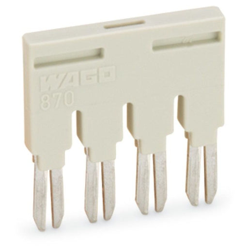 WAGO - Querverbinder/Brücker für Reihenklemme Kammbrücker 870-404 4-fach 18A lgr − 25 Stück