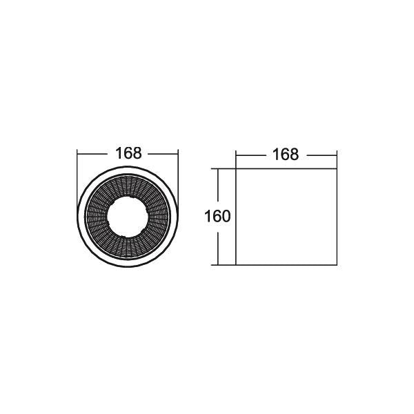 Brumberg Leuchten - Decken-/Wandleuchte LED-Anbaudownlight 42613175 3500K