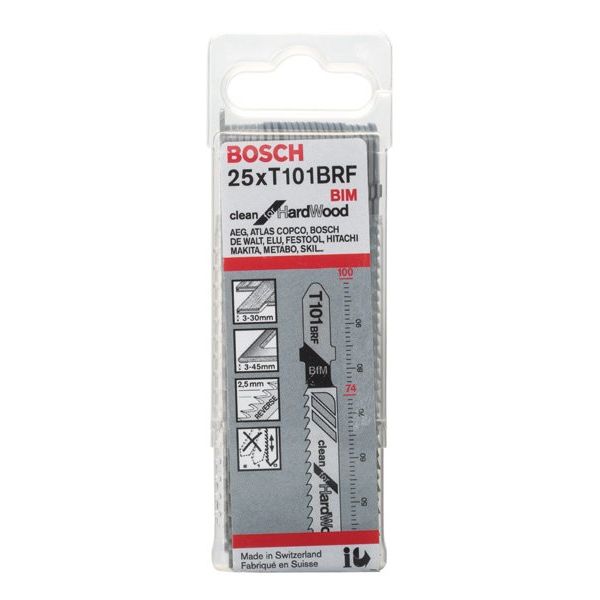 Bosch - Stichsägeblatt PRO Hardwood clean reverse 2608634989 T101BRF