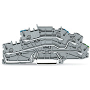 WAGO - Installations-Etagenklemme Installationsetagenklemme 2003-6646 4mm² grau N/L/PE