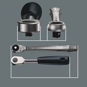Wera - Umschaltknarre Zyklop Metall-Knarre 004033 3/8"x222,0mm