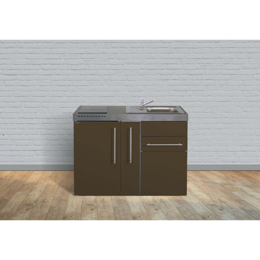 Stengel - Mini-Küche Miniküche Premiumline MPMM120AGKFliBreS Mokka metallic