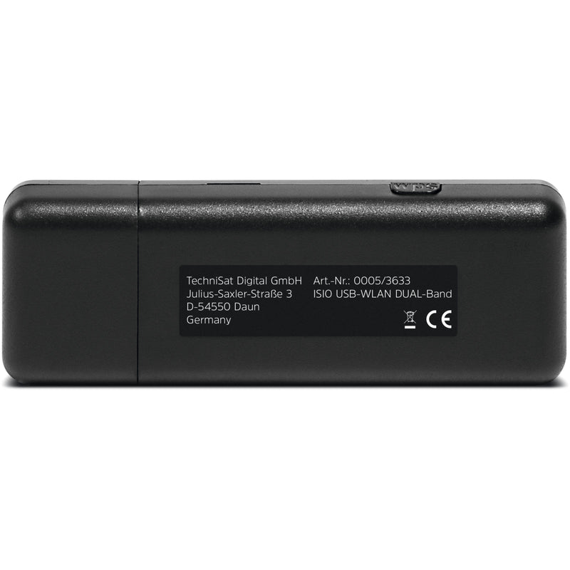 TechniSat - WLAN-Netzwerkadapter USB-Dualband-WLAN-Adapter TELTRONICISIO sw  − 1 Stück