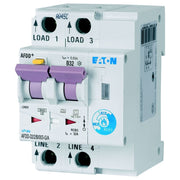 Eaton - Kombination FI-Schalter/Leitungsschutzschalter mit Zusatzeinrichtung Brandschutzschalter AFDD-32/2/B/003-G/A 2p,B,32A,30mA,TypG/A